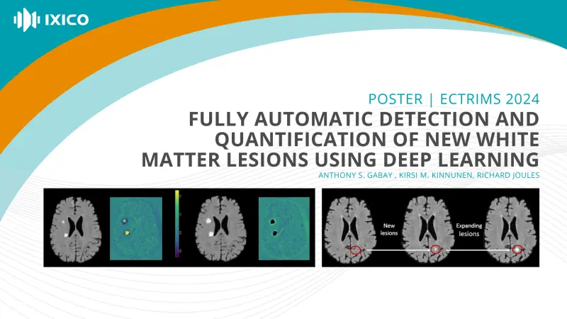Fully automatic detection and quantification of new white matter lesions using deep learning